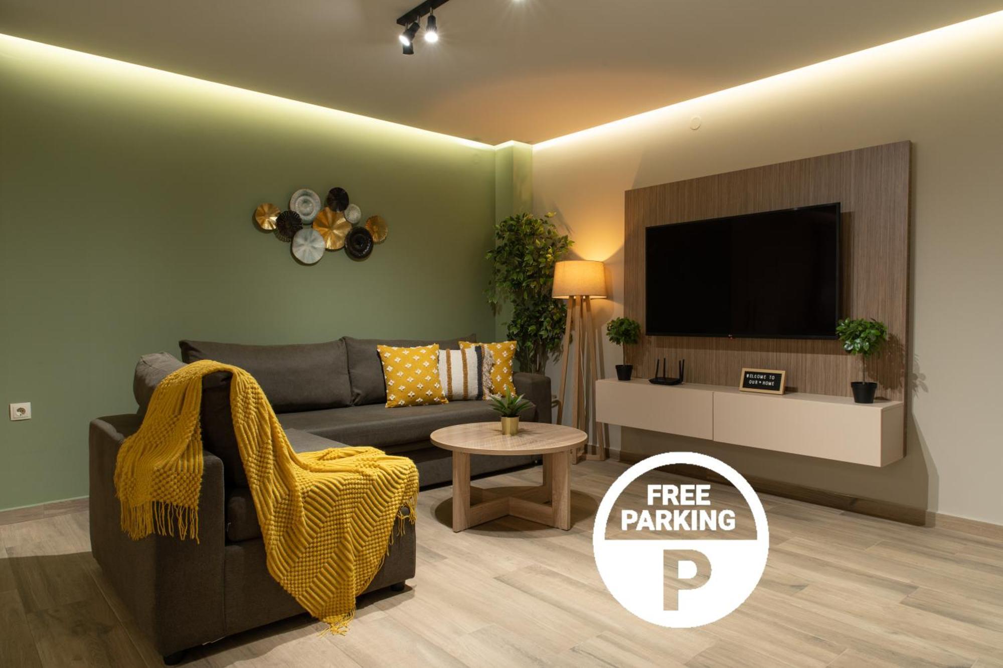 Stylishly Decorated House - Free Private Parking! Leilighet Iraklio Eksteriør bilde